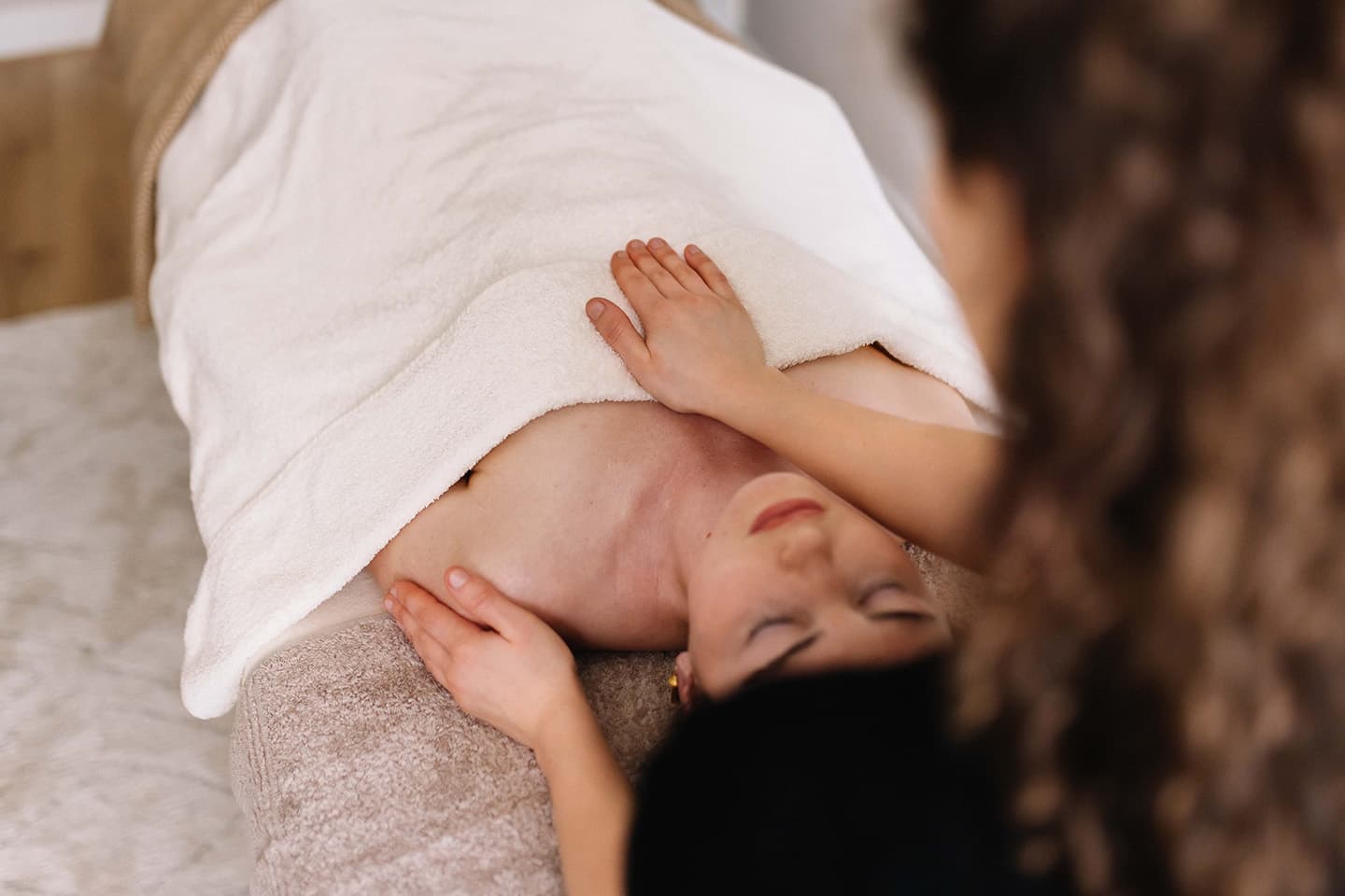 ontspanningsmassage vrouw